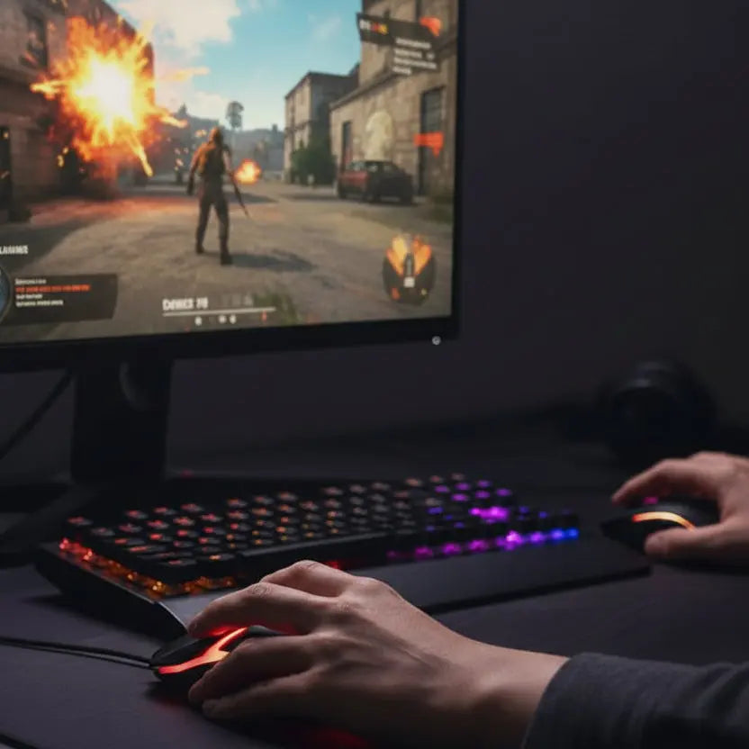 Mouse Gaming RGB de Alta Precisión con Sensor Óptico - Ratón para Juegos USB Plug and Play con Iluminación LED Dinámica, Calidad Pro 2026 - Conecta Chava Shop