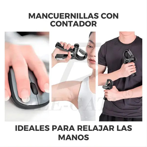 Pinza Ajustable para Entrenamiento de Agarre 5-60 kg - Fortalecedor de Mano y Antebrazo con Contador Pro 2026 - Conecta Chava Shop