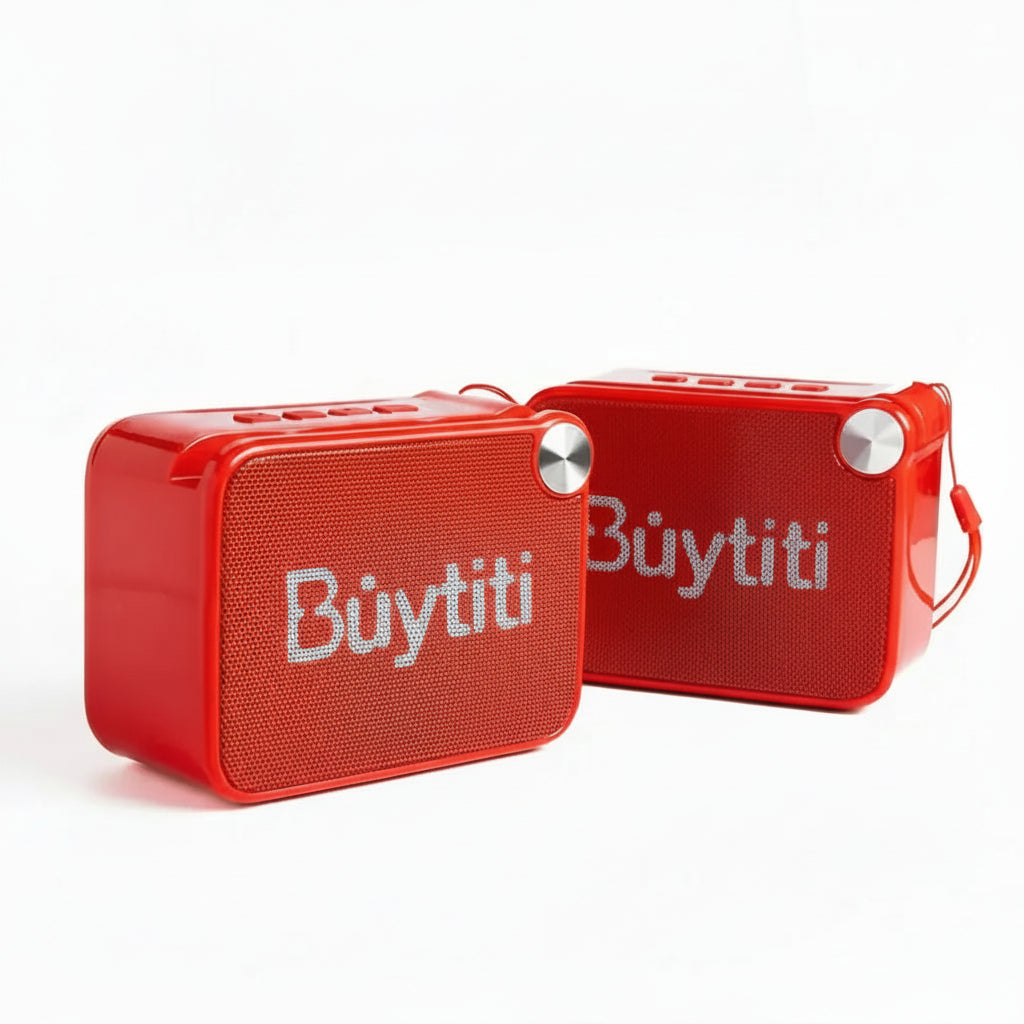 Mini Bocina Bluetooth 5W Portátil con Radio FM y Soporte para Celular - Audio Pro 2026 - Conecta Chava Shop