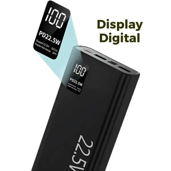 Power Bank de 10000mAh con Carga Rápida USB - Batería Externa Portátil de Alta Capacidad para Smartphone y Tablet, Calidad Pro 2026 - Conecta Chava Shop