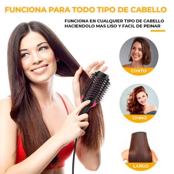 Cepillo Secador 3 en 1 para Alisar Rizar y Dar Volumen - Tecnología Iónica Pro 2026 - Conecta Chava Shop