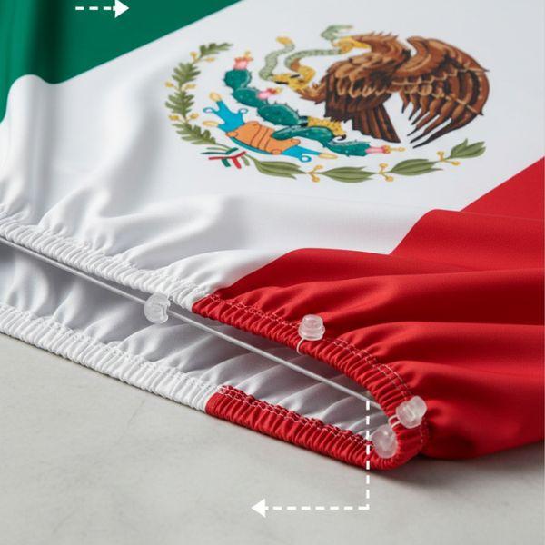 Funda para Cofre Bandera de México Ajuste Universal - Decoración Patriótica Pro 2026 - Conecta Chava Shop