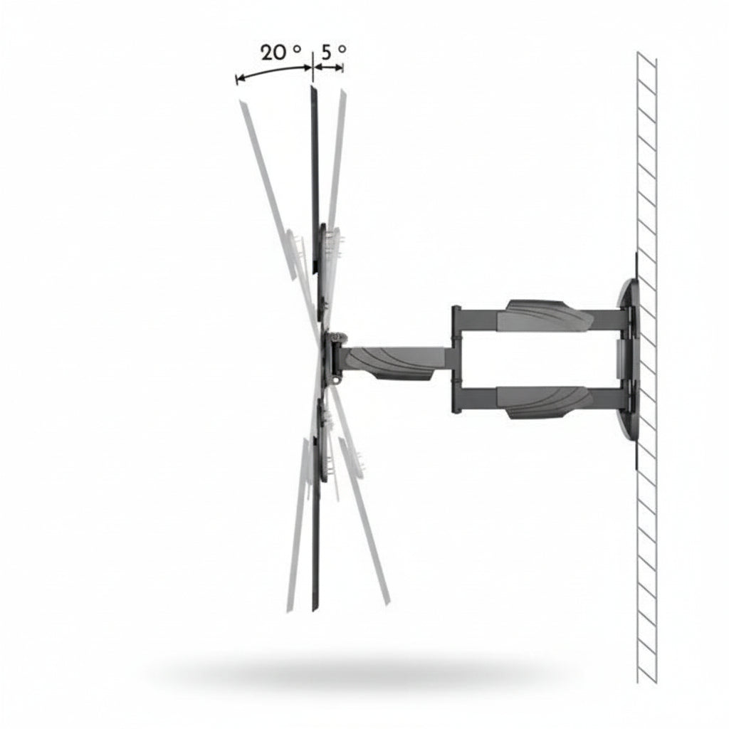 Soporte de TV con Movimiento Completo para 27 a 60 Pulgadas - Brazo Articulado Giratorio y Extensible Pro 2026 - Conecta Chava Shop