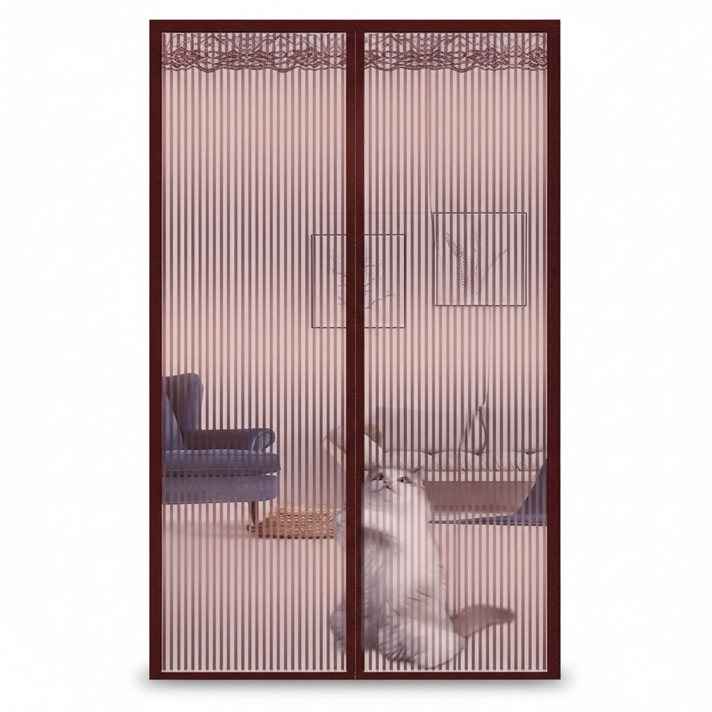 Cortina Mosquitera Magnética de Malla Reforzada - Cierre Automático Instantáneo y Protección Invisible para Puertas Pro 2026 - Conecta Chava Shop