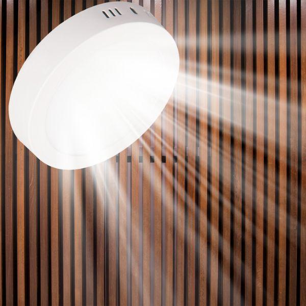 Lámpara de Techo LED Circular 24W - Luz Fría Potente, Revestimiento de Aluminio Premium, Diseño Minimalista para Sala y Oficina - Conecta Chava Shop