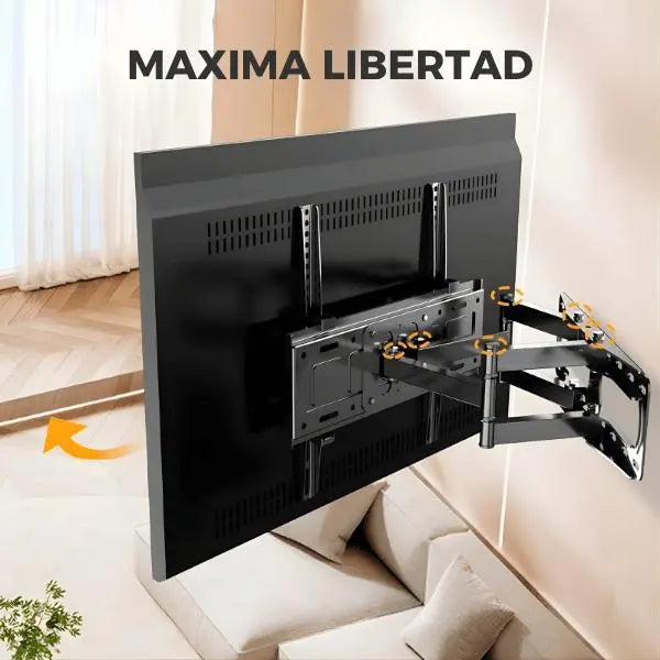 Soporte para TV 25-65 Pulgadas – Inclinable + Carga 30 kg + VESA Universal | Conecta Chava - Conecta Chava Shop