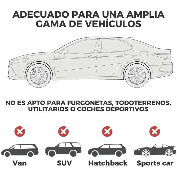 Funda Impermeable para Auto con Protección UV y Ajuste Seguro - Cubierta Multicapa Pro 2026 - Conecta Chava Shop