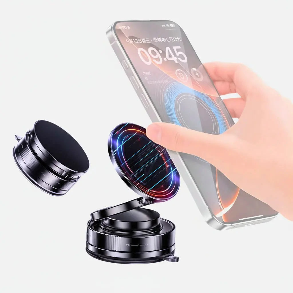 Soporte Magnético 360° Diseño Compacto - Imán Reforzado para Celular en Auto y Hogar, Calidad Conecta Chava 2026 - Conecta Chava Shop