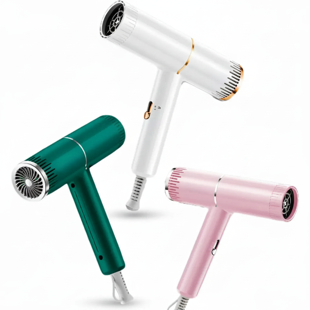 Secador de Cabello Iónico con Tecnología Antifrizz - Motor de Alta Potencia y Diseño Compacto Plegable Pro 2026 - Conecta Chava Shop