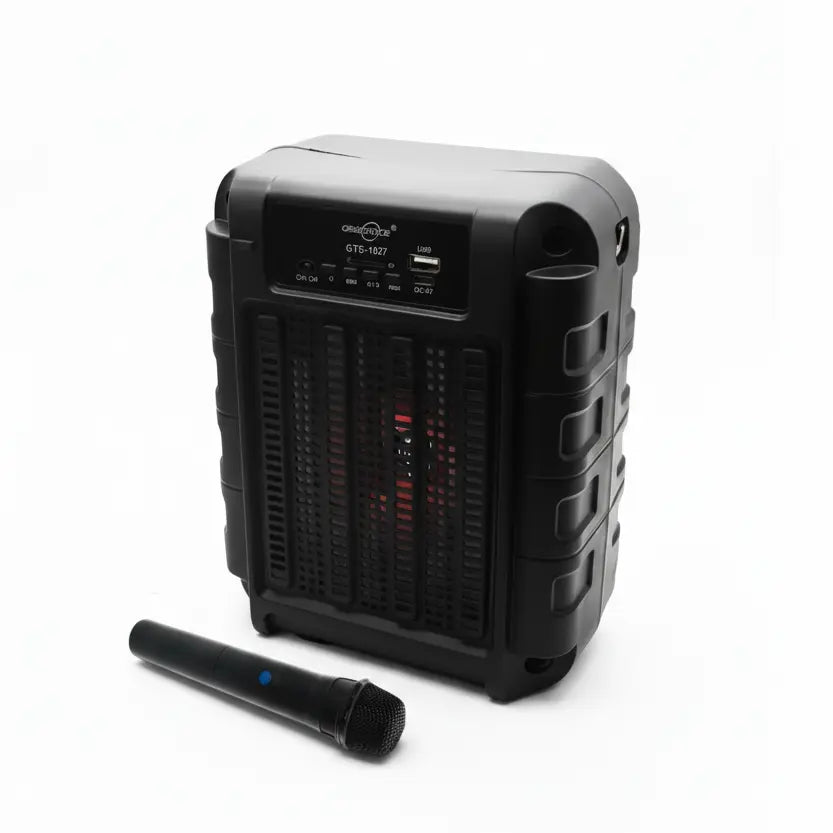 Bocina Bluetooth Karaoke Portátil con Micrófono y Luz RGB - Sonido Potente Pro 2026 - Conecta Chava Shop