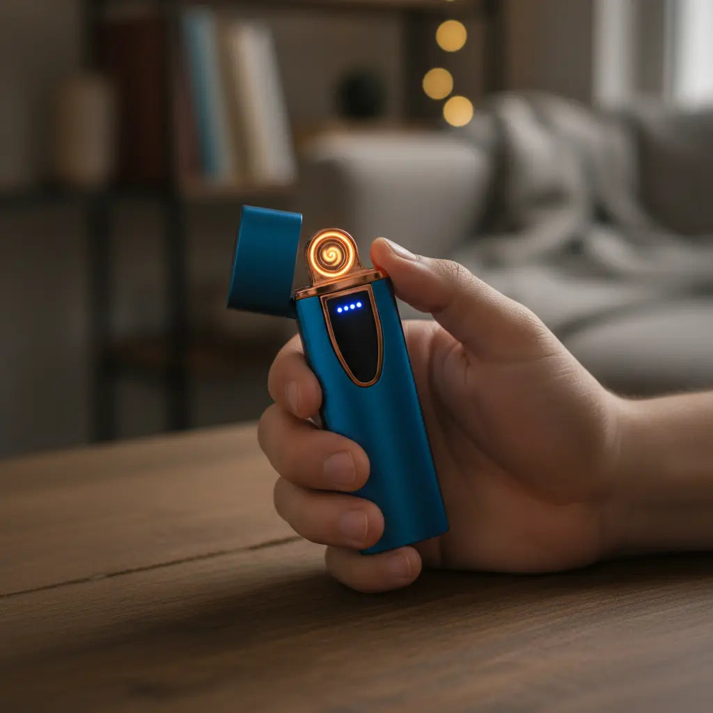 Encendedor Eléctrico de Plasma Recargable USB - Mechero de Arco a Prueba de Viento para Velas y Parrilla Pro 2026 - Conecta Chava Shop