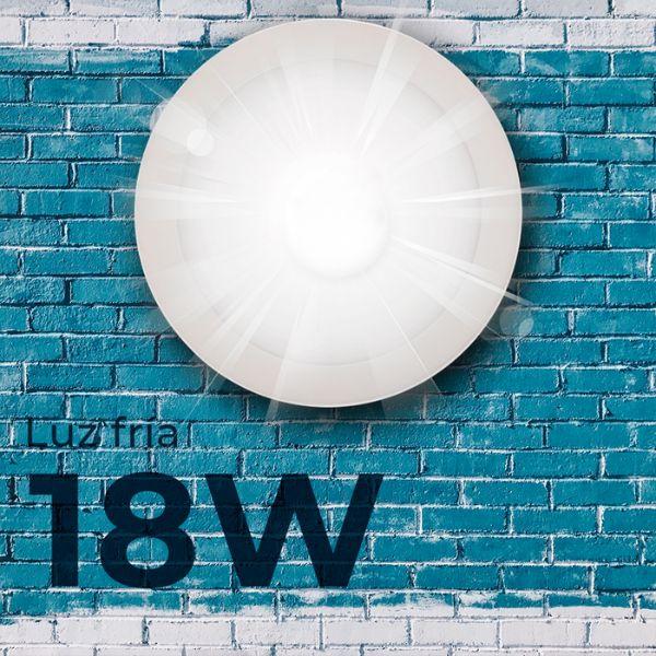 Lámpara de Techo LED Circular 24W - Luz Fría Potente, Revestimiento de Aluminio Premium, Diseño Minimalista para Sala y Oficina - Conecta Chava Shop