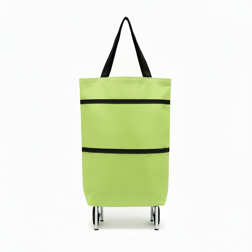 Bolsa de Compras Plegable con Ruedas Reforzadas - Carrito de Mandado Portátil de Gran Capacidad y Tela Impermeable Pro 2026 - Conecta Chava Shop