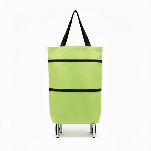Bolsa de Compras Plegable con Ruedas Reforzadas - Carrito de Mandado Portátil de Gran Capacidad y Tela Impermeable Pro 2026 - Conecta Chava Shop