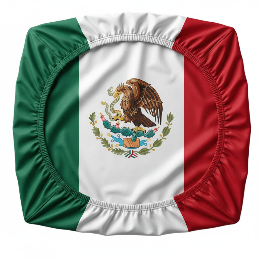 Funda para Cofre Bandera de México Ajuste Universal - Decoración Patriótica Pro 2026 - Conecta Chava Shop