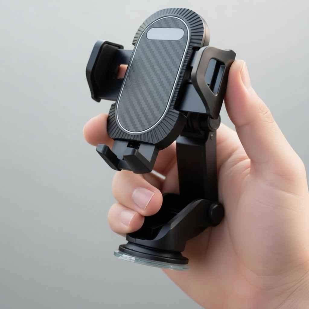 Soporte Celular para Auto con Ventosa de Succión Fuerte - Brazo Extensible Ajustable y Rotación 360° para Tablero y Parabrisas Pro 2026 - Conecta Chava Shop