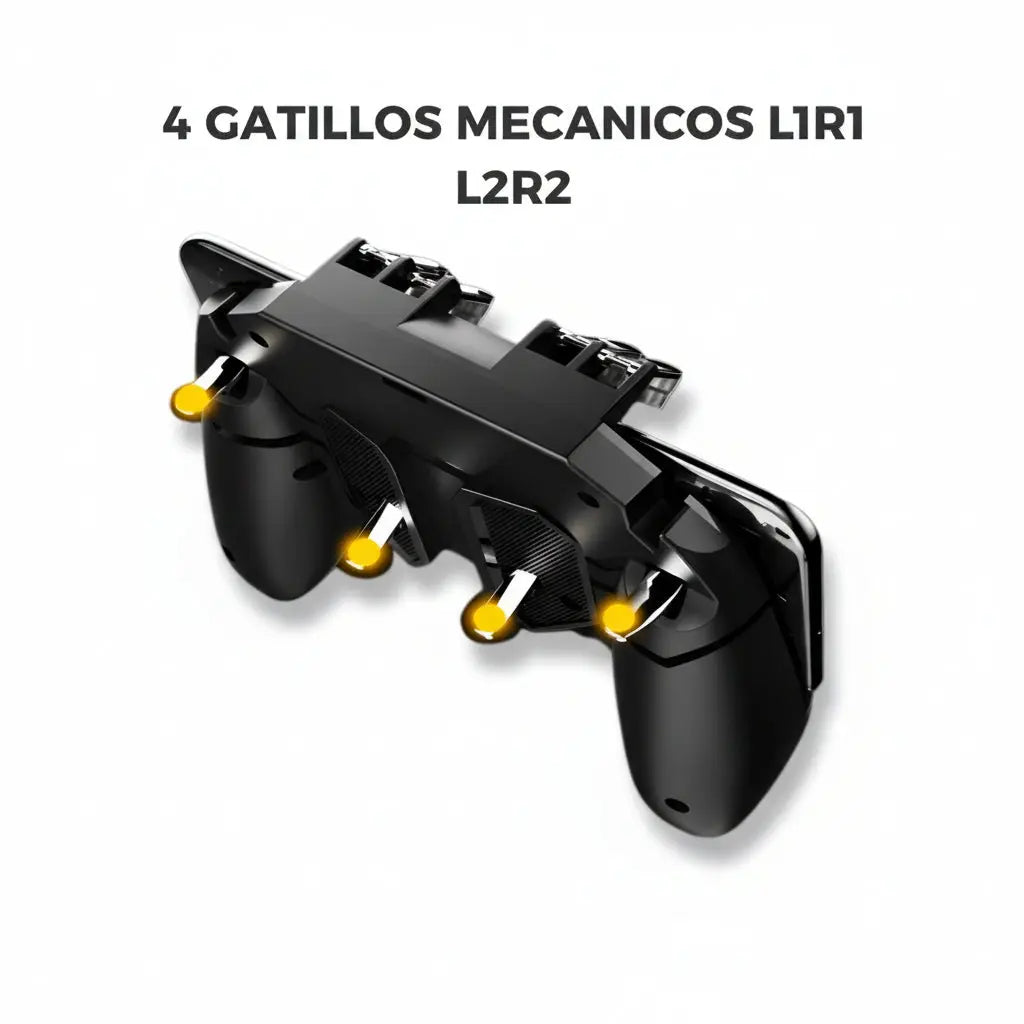 Gamepad AK66 Pro para Celular - Controlador de 6 Dedos con 4 Gatillos Mecánicos de Respuesta Instantánea 2026 - Conecta Chava Shop