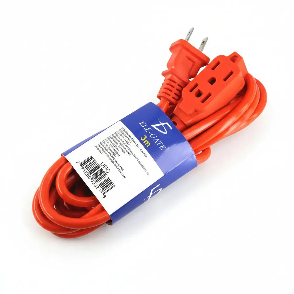 Extensión Eléctrica de 3 Metros para Uso Interior - Cable de Alimentación Reforzado para Smart TV y Home Office Pro 2026 - Conecta Chava Shop