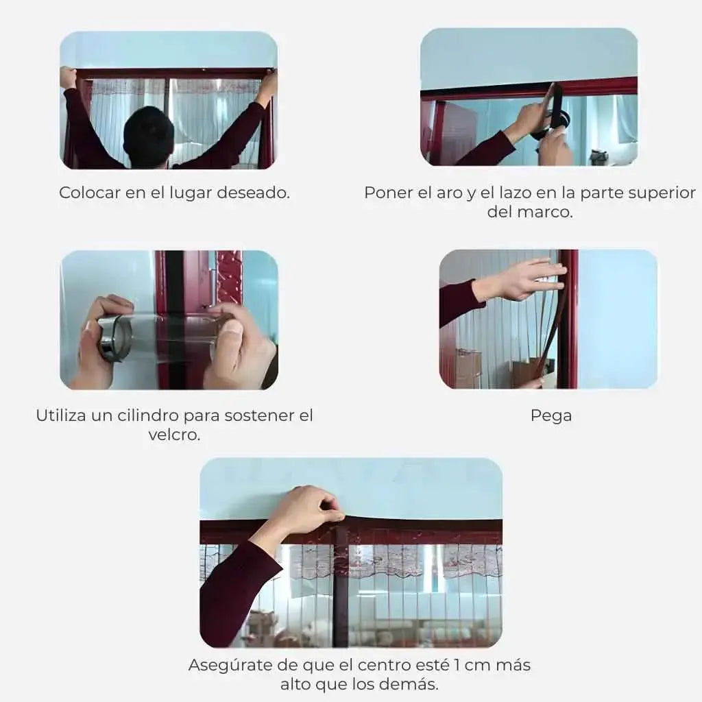 Cortina Mosquitera Magnética de Malla Reforzada - Cierre Automático Instantáneo y Protección Invisible para Puertas Pro 2026 - Conecta Chava Shop