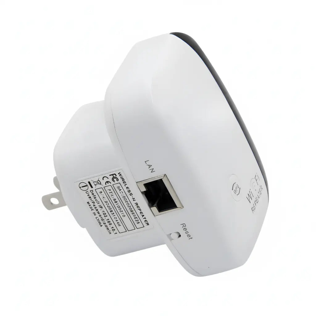 Repetidor WiFi de Largo Alcance 300Mbps - Amplificador de Señal con Puerto Ethernet y Extensor de Red Pro 2026 - Conecta Chava Shop