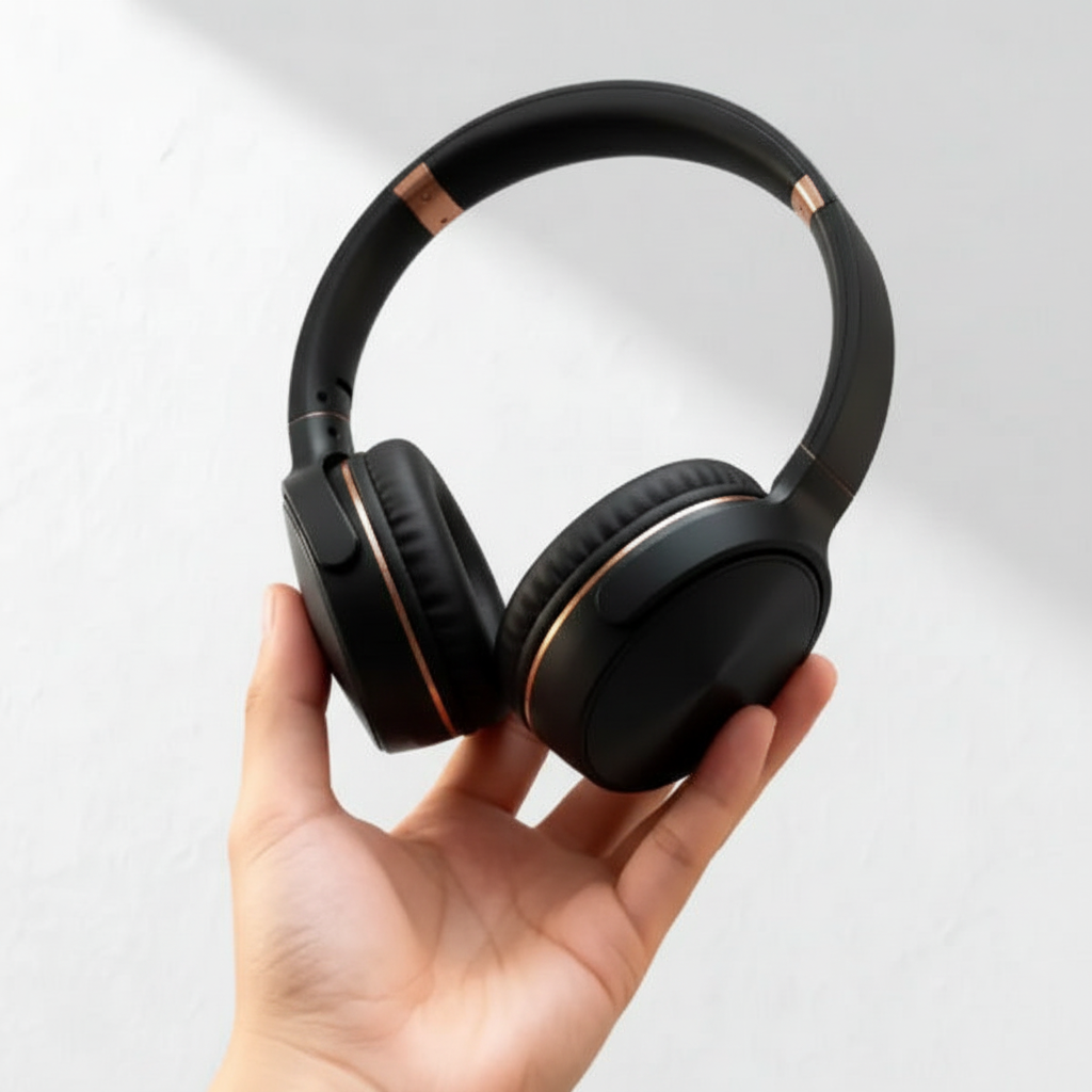 Audífonos Bluetooth de Diadema con Sonido Potente y Bajos Reforzados - Auriculares Inalámbricos con Radio FM y Ranura SD, Calidad Pro 2026 - Conecta Chava Shop