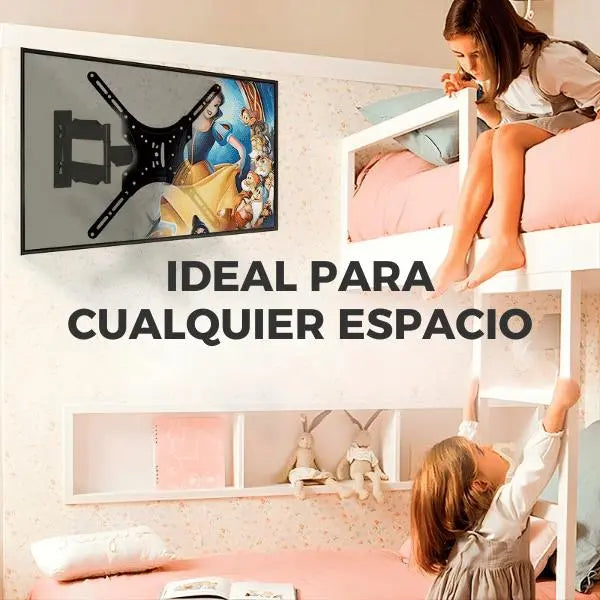Soporte de TV con Movimiento Completo para 27 a 60 Pulgadas - Brazo Articulado Giratorio y Extensible Pro 2026 - Conecta Chava Shop
