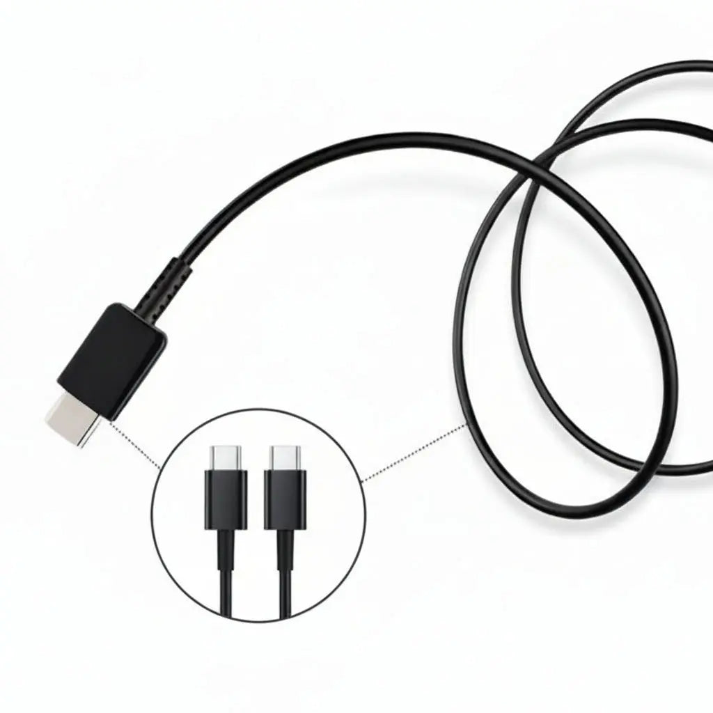 Cargador Rápida USB-C 25W con Cable Tipo C Incluido - Adaptador de Corriente de Carga Eficiente para Smartphone, Kit Pro 2026 - Conecta Chava Shop