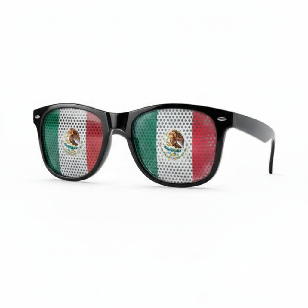 Lentes de Sol Bandera de México con Protección UV - Diseño Patriótico y Estilo Único Pro 2026 - Conecta Chava Shop