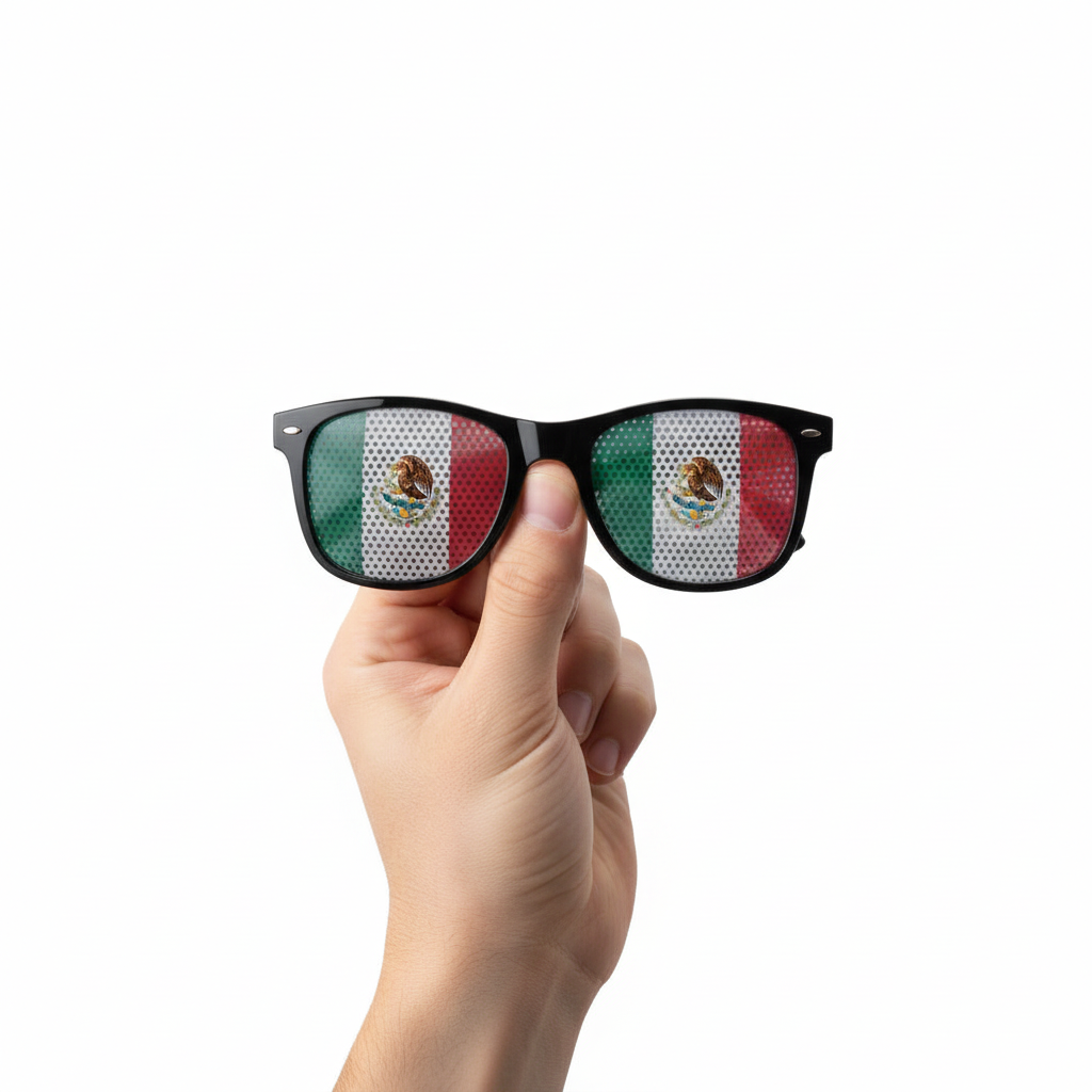 Lentes de Sol Bandera de México con Protección UV - Diseño Patriótico y Estilo Único Pro 2026 - Conecta Chava Shop