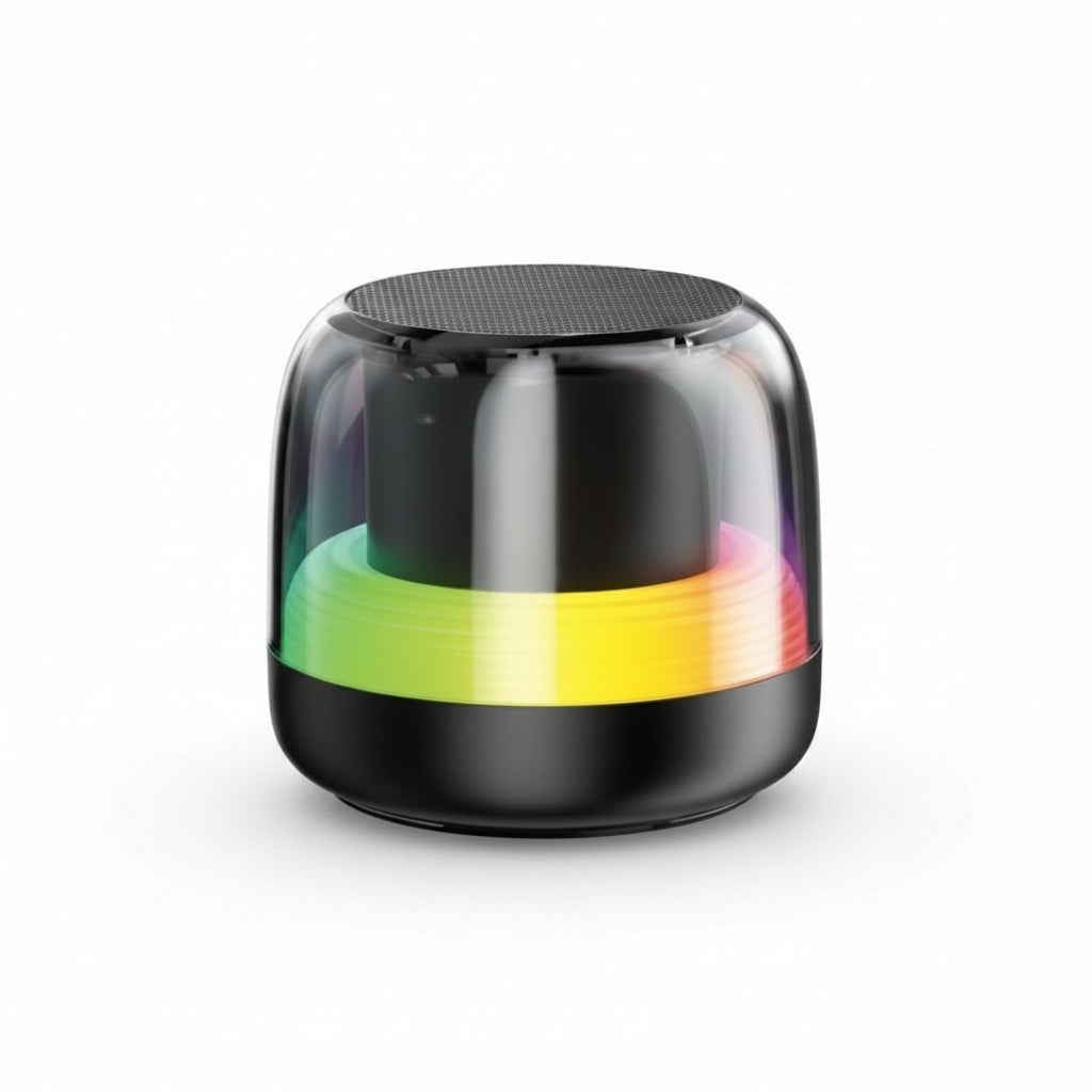 Altavoz Bluetooth Portátil con Sonido 360° y Luces RGB - Bocina Compacta Recargable Pro 2026 - Conecta Chava Shop