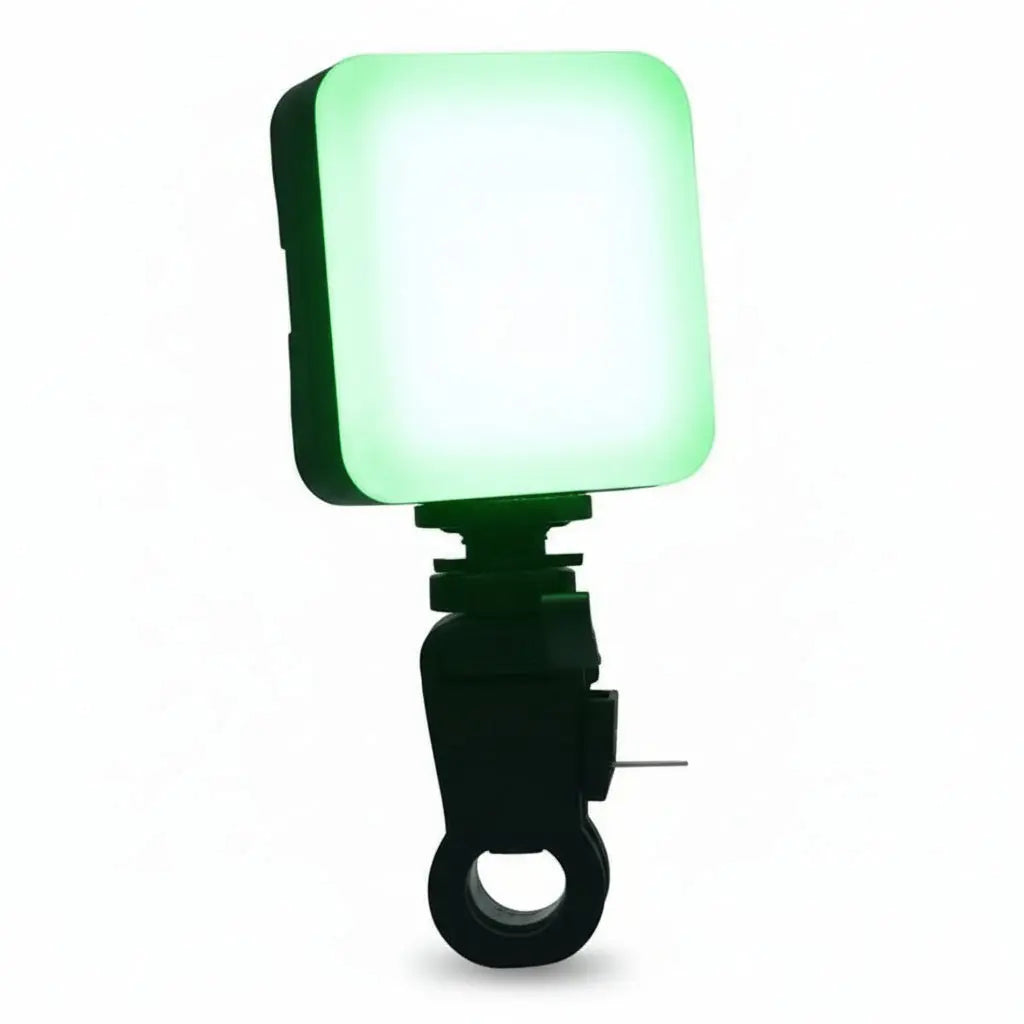 Luz LED RGB Profesional para Video y Fotografía - Iluminación Ajustable de Colores para TikTok y YouTube, Mini Panel Portátil Recargable - Conecta Chava Shop