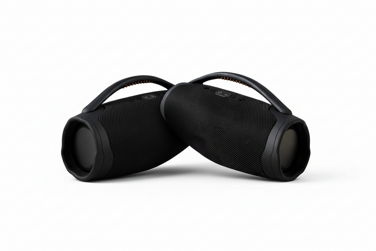 Bocina Portátil Impermeable Booms – Sonido Potente, Batería de 5h, Certificación IP67 y Manos Libres - Conecta Chava Shop