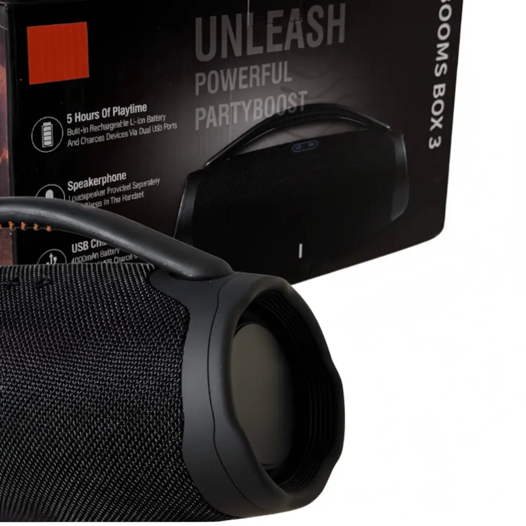 Bocina Portátil Impermeable Booms – Sonido Potente, Batería de 5h, Certificación IP67 y Manos Libres - Conecta Chava Shop