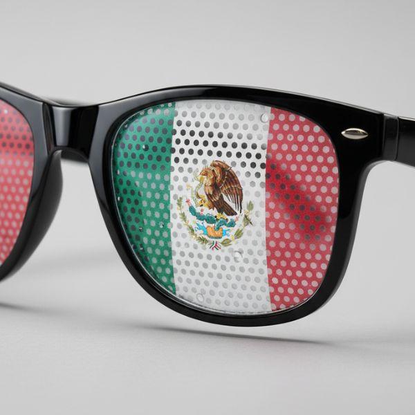 Lentes de Sol Bandera de México con Protección UV - Diseño Patriótico y Estilo Único Pro 2026 - Conecta Chava Shop