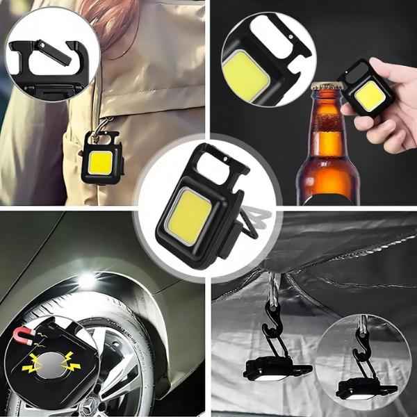 Mini Linterna LED Magnética con 3 Modos de Luz - Lámpara de Mano Recargable USB para Mecánica y Apagones Pro 2026 - Conecta Chava Shop