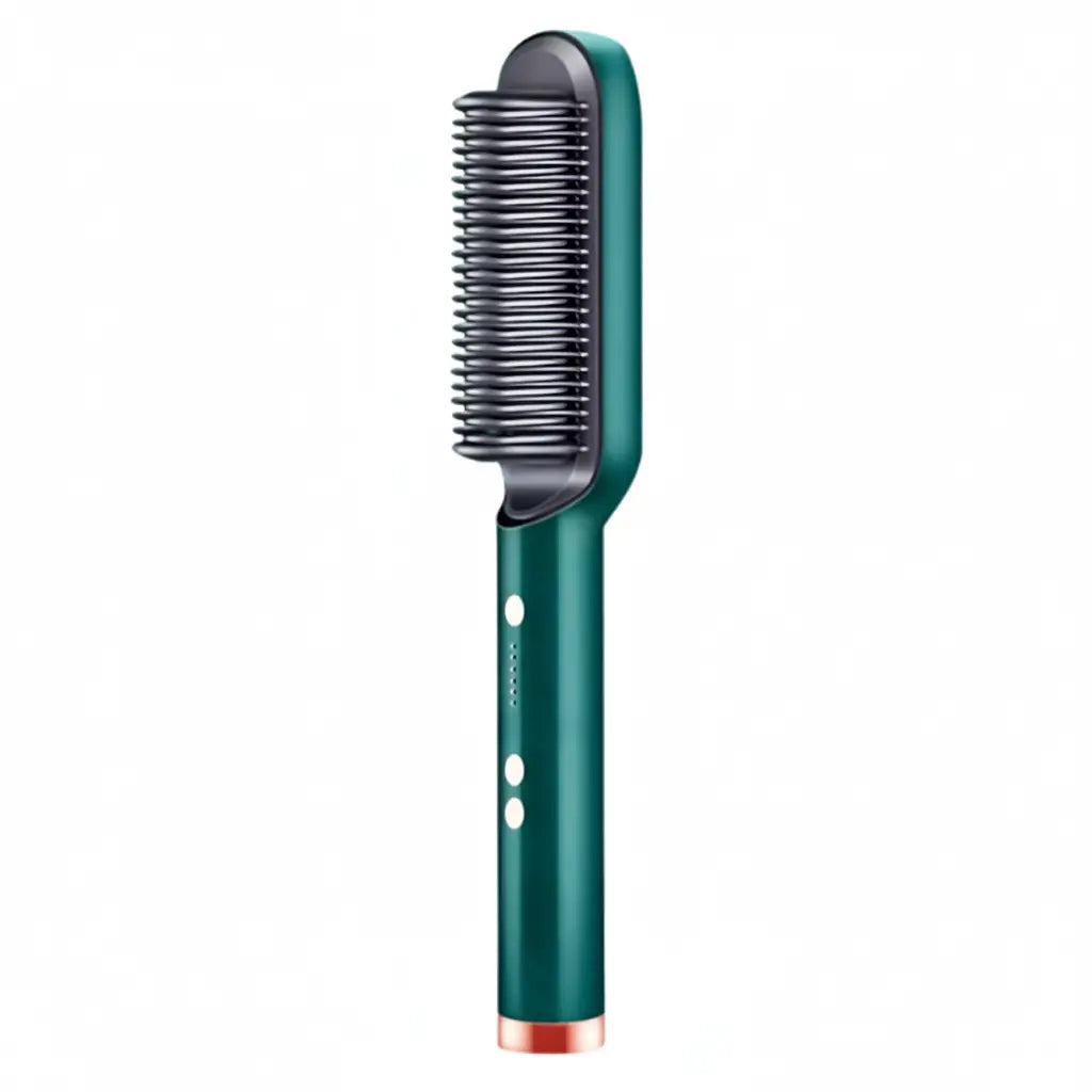 Peine Alisador de Cerámica con Tecnología de Protección Térmica - Cepillo Eléctrico 5 Niveles para Todo Tipo de Cabello Pro 2026 - Conecta Chava Shop