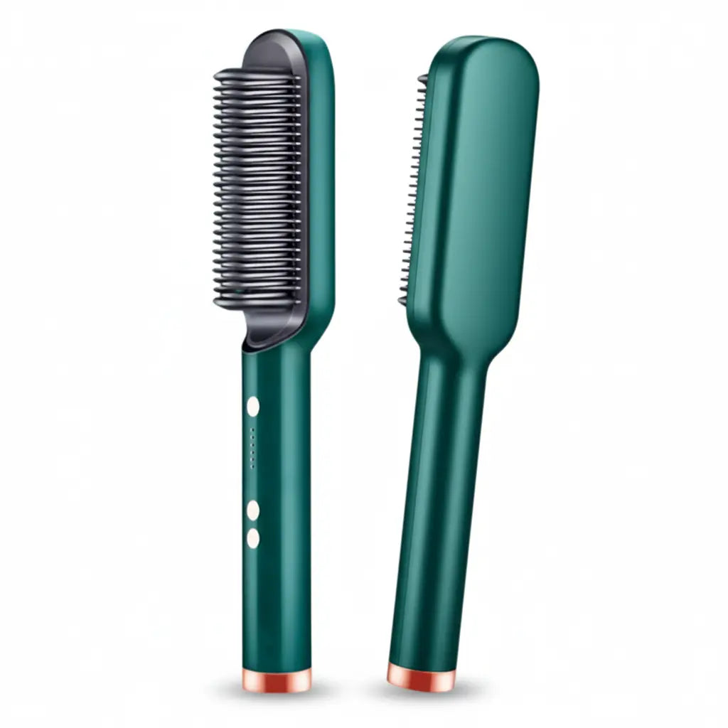 Peine Alisador de Cerámica con Tecnología de Protección Térmica - Cepillo Eléctrico 5 Niveles para Todo Tipo de Cabello Pro 2026 - Conecta Chava Shop