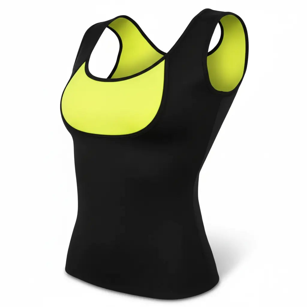 Chaleco Deportivo de Neopreno con Efecto Térmico - Faja de Entrenamiento Ajustable, Soporte de Compresión Pro para Gimnasio - Conecta Chava Shop
