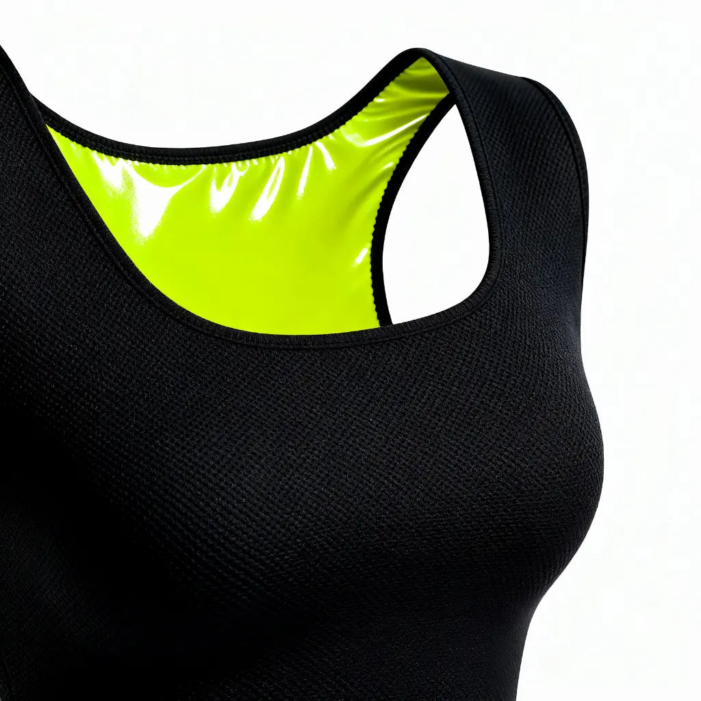 Chaleco Deportivo de Neopreno con Efecto Térmico - Faja de Entrenamiento Ajustable, Soporte de Compresión Pro para Gimnasio - Conecta Chava Shop