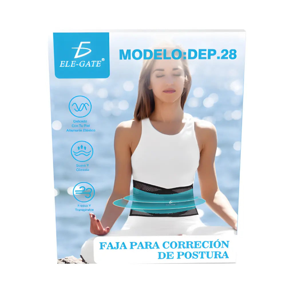 Faja Moldeadora de 6 Hileras Pro - Soporte Lumbar de Alta Compresión, Diseño Ultra Discreto para Uso Diario, Estilizadora Premium - Conecta Chava Shop