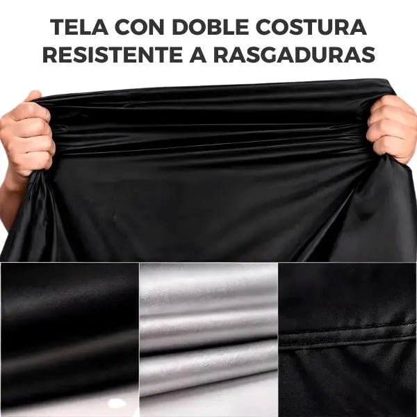 Impermeable Reflectante para Moto Ajustable y Ligero - Conjunto de Lluvia Alta Visibilidad Pro 2026 - Conecta Chava Shop