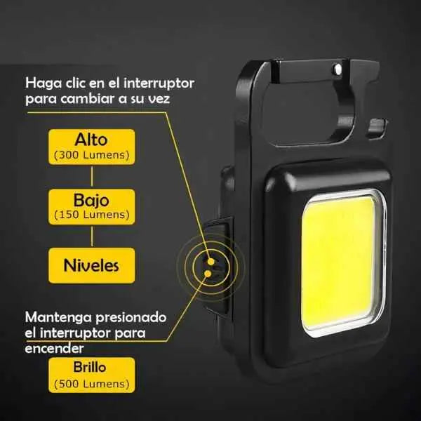 Mini Linterna LED Magnética con 3 Modos de Luz - Lámpara de Mano Recargable USB para Mecánica y Apagones Pro 2026 - Conecta Chava Shop