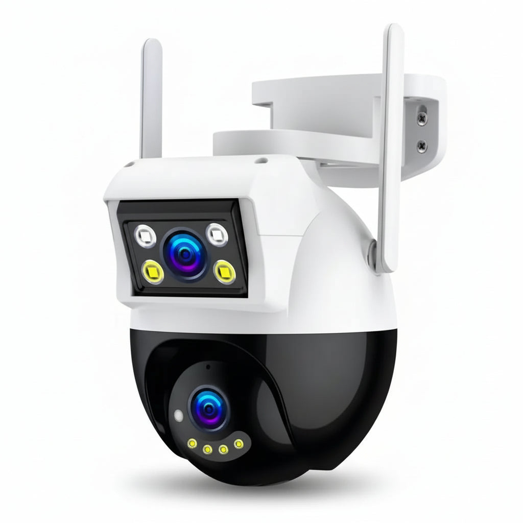 Cámara de Vigilancia IP Exteriores 4MP con WiFi y Visión Nocturna - Cámara de Seguridad Impermeable Pro 2026 - Conecta Chava Shop