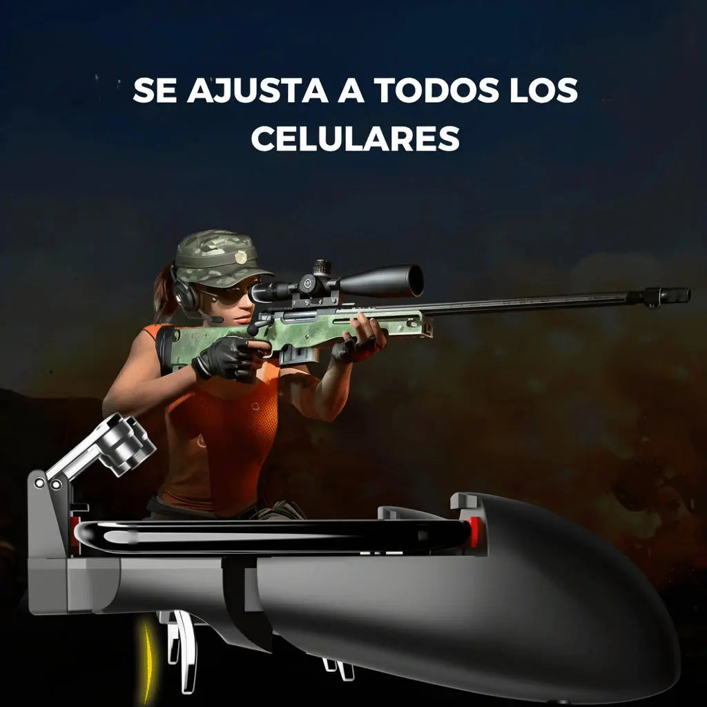 Gamepad AK66 Pro para Celular - Controlador de 6 Dedos con 4 Gatillos Mecánicos de Respuesta Instantánea 2026 - Conecta Chava Shop