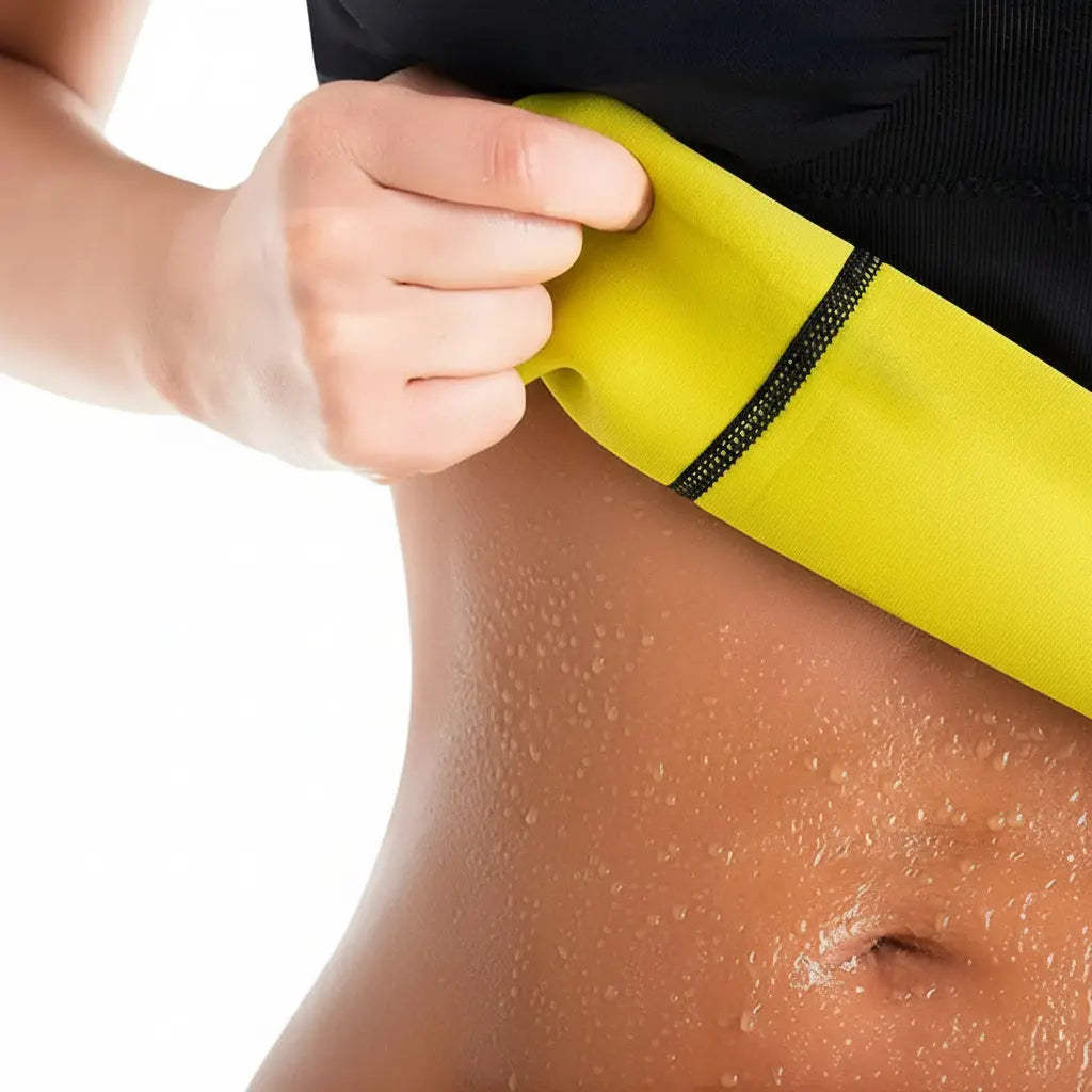 Chaleco Deportivo de Neopreno con Efecto Térmico - Faja de Entrenamiento Ajustable, Soporte de Compresión Pro para Gimnasio - Conecta Chava Shop
