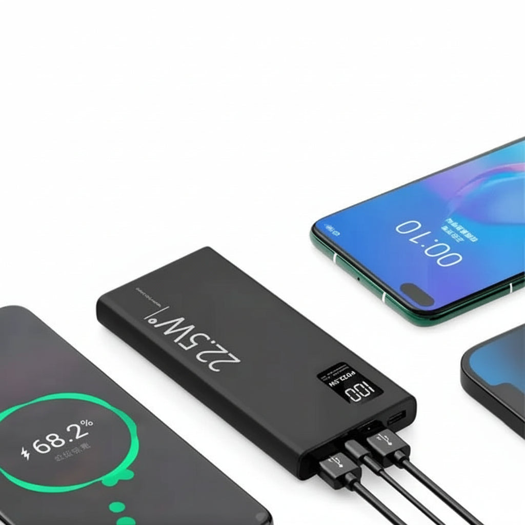 Power Bank de 10000mAh con Carga Rápida USB - Batería Externa Portátil de Alta Capacidad para Smartphone y Tablet, Calidad Pro 2026 - Conecta Chava Shop