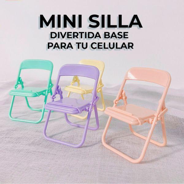Soporte para Celular Mini Silla Ajustable Colores Variados - Set de 3 Mini Sillas Pro 2026 - Conecta Chava Shop