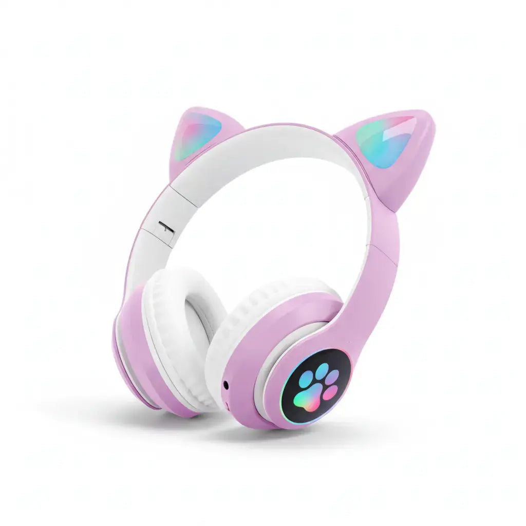 Audífonos Gamer RGB Estilo Gato con Micrófono Pro - Auriculares con Audio Envolvente y Cancelación de Ruido, Calidad 2026 - Conecta Chava Shop