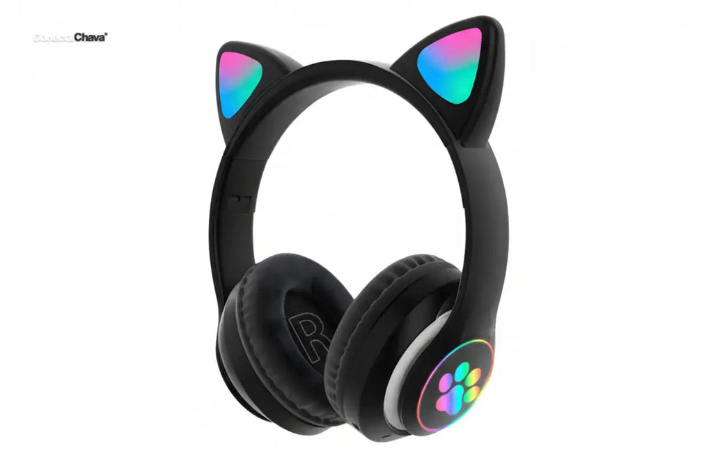 Audífonos Gamer RGB Estilo Gato con Micrófono Pro - Auriculares con Audio Envolvente y Cancelación de Ruido, Calidad 2026 - Conecta Chava Shop