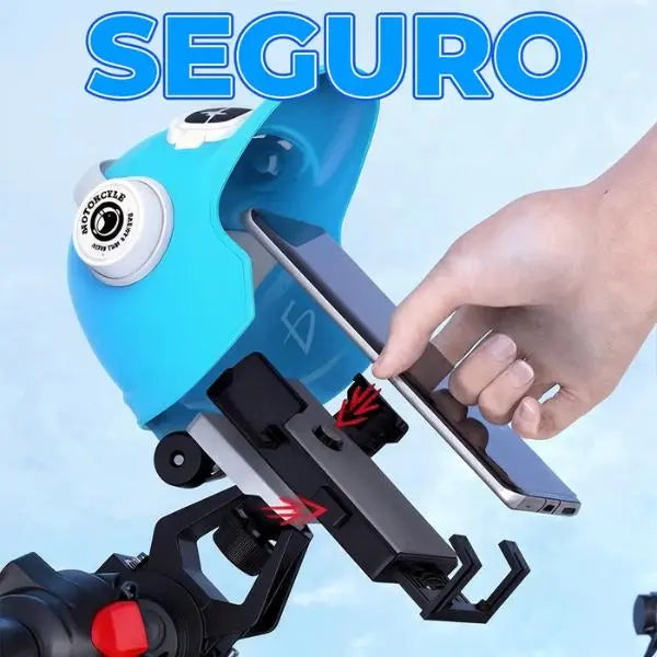 Soporte para Teléfono en Moto con Sistema Antivibración - Protector de Estabilizador de Cámara para Celular, Sujeción de Alta Seguridad Pro 2026 - Conecta Chava Shop